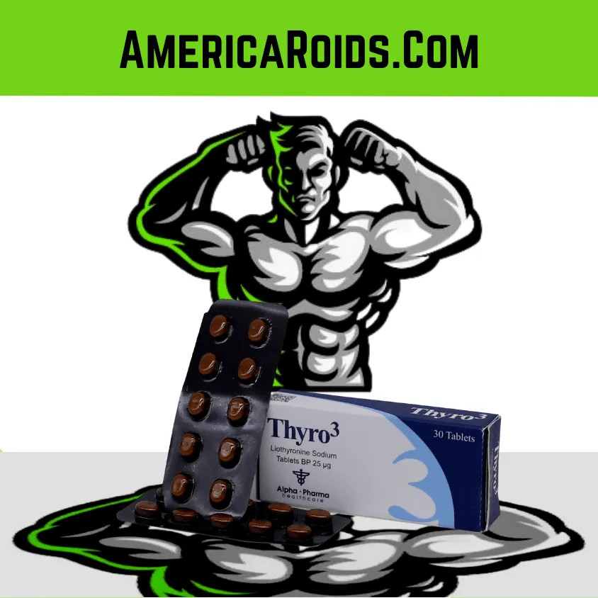 T3 25 mcg 30 pills by Alpha Pharma