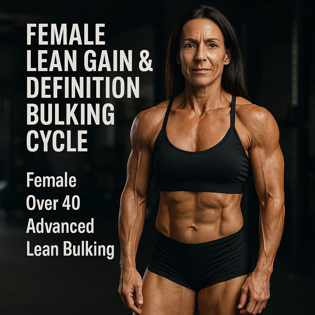 Female Lean Gain &amp; Definition Bulking Cycle