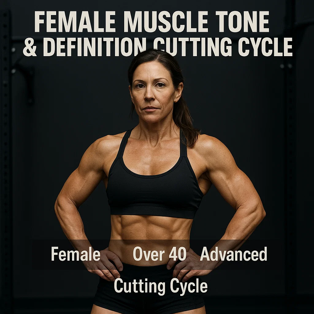 Female Muscle Tone &amp; Definition Cutting Cycle