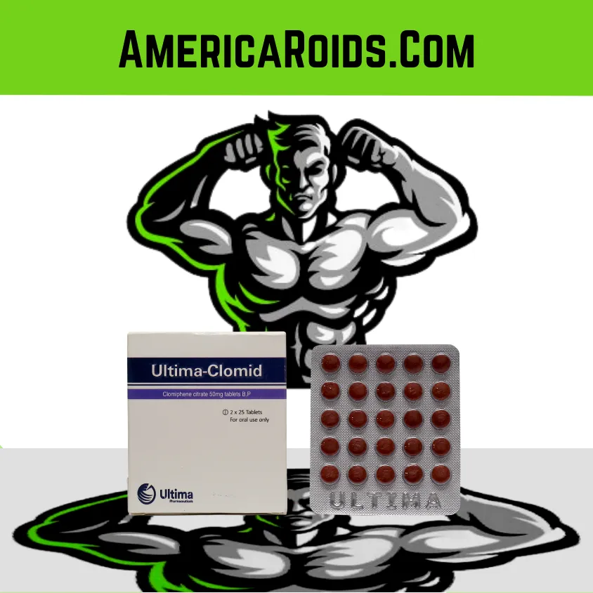 Clomid 50 mg 50 pills by Ultima